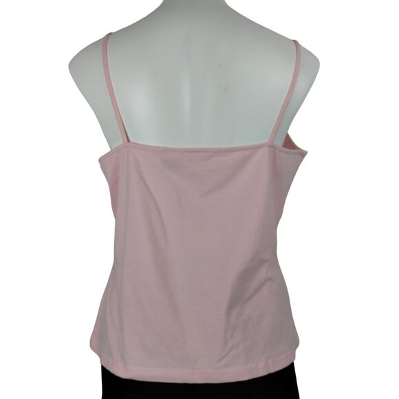 Together Womens XL Pink Lace Trim Cami Top With Sequins - Picture 7 of 7